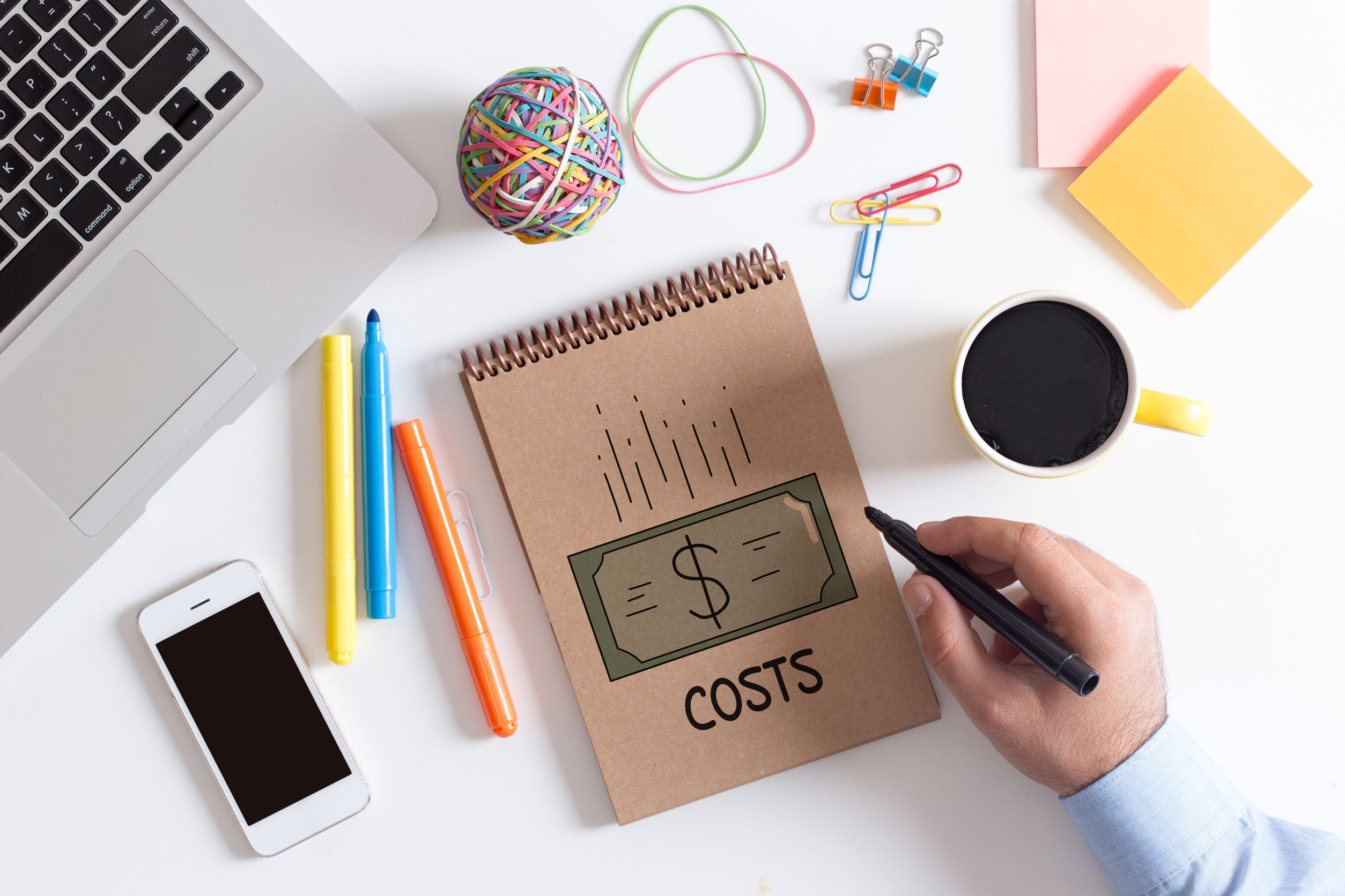 Business finance costs concept Business finance costs concept