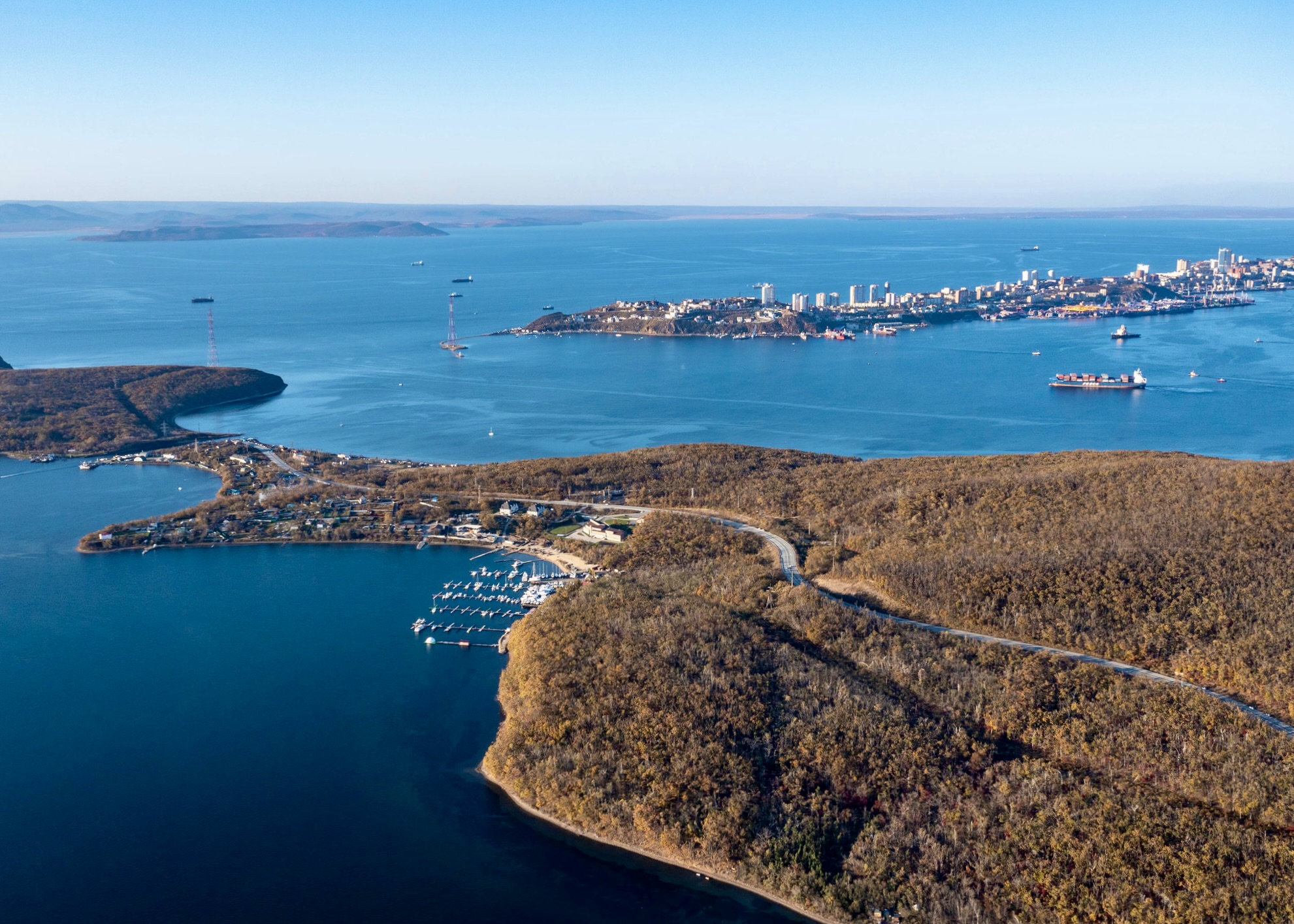 Russian Island and Vladivostok