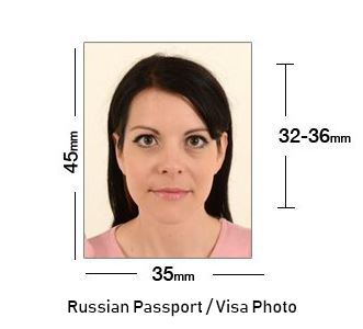 Russian passport visa photo requirements