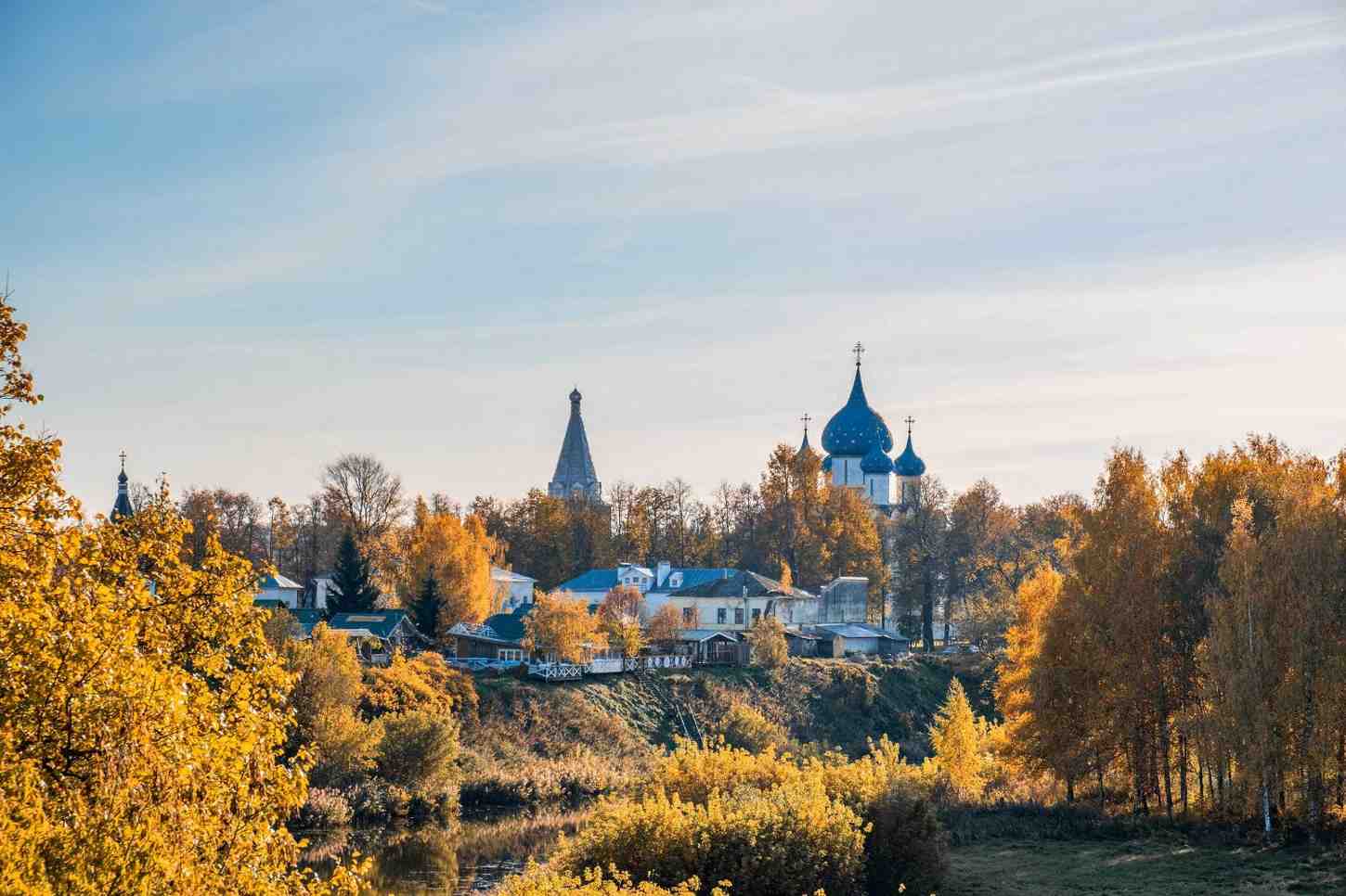 The Ancient Town Of Suzdal In The Golden Ring Of Russia