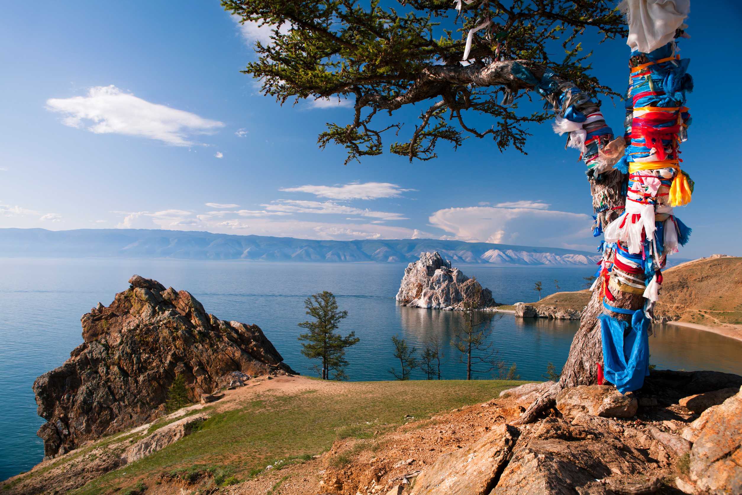 Tree Of Desires Cape Burhan Lake Baikal